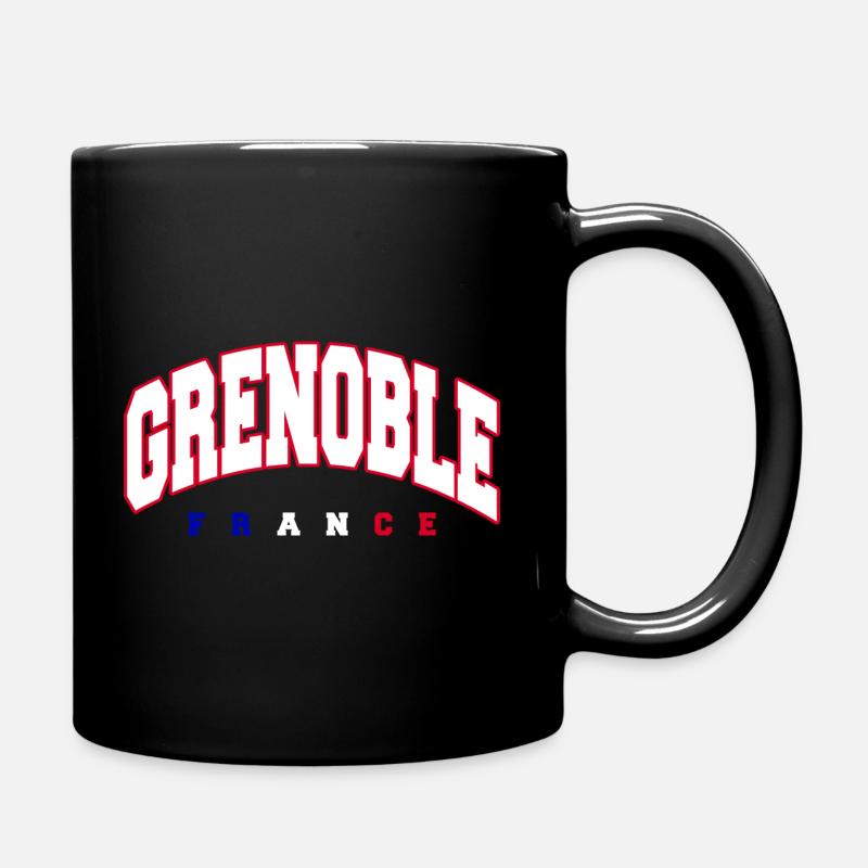 Grenoble - Tasse einfarbig - Schwarz