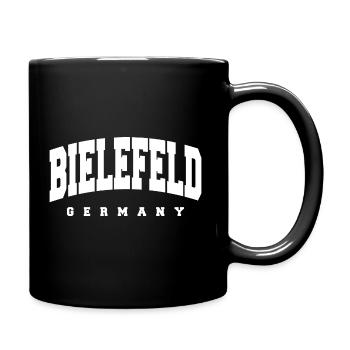 Bielefeld - Tasse einfarbig - Schwarz - Rechts