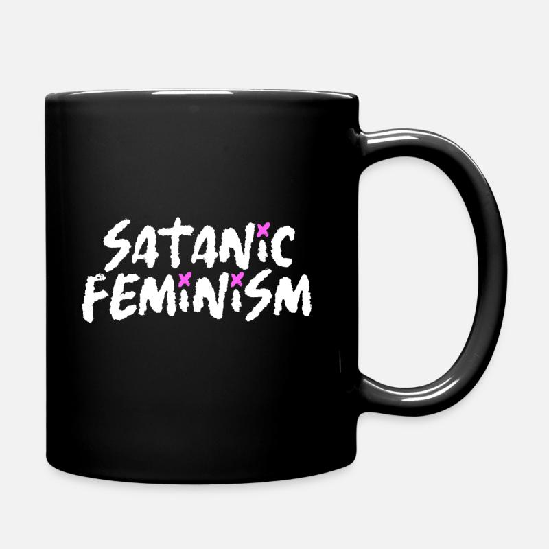 Satanic Feminism - Full Colour Mug - black