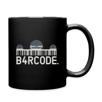 B4RCODE. Los Angeles - Full Colour Mug - black - Right