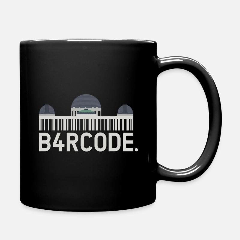 B4RCODE. Los Angeles - Full Colour Mug - black