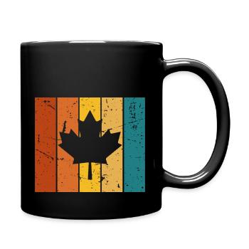 Canada Vintage Gift - Full Colour Mug - black - Right