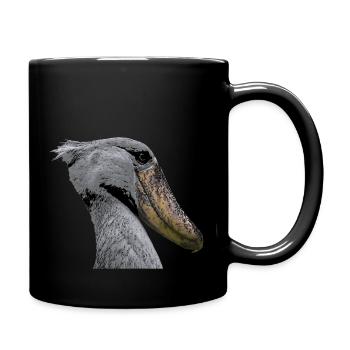 Shoebill Portrait Majestic - Full Colour Mug - black - Right