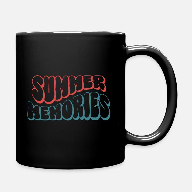 Souvenirs d’été - Mug uni - noir