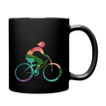 Cyclist - Full Colour Mug - black - Right
