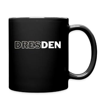 Dresden - Tasse einfarbig - Schwarz - Rechts