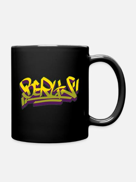 Berlin Graffiti Shirt Style streetart urban cult - Tasse einfarbig - Schwarz