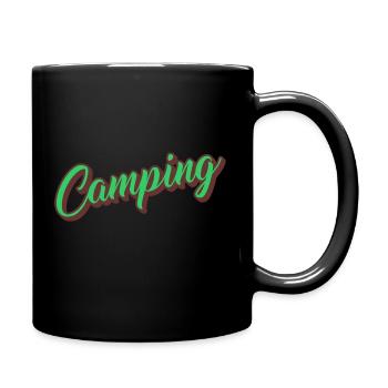 Vie de camping - Mug uni - noir - Droite
