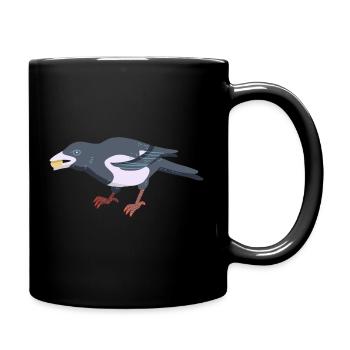 Elster - Tasse einfarbig - Schwarz - Rechts