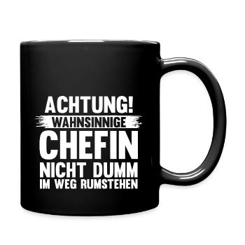 Arbeit Kollegen Büro Teamleiter Führungskraft Chef - Tasse einfarbig - Schwarz - Rechts