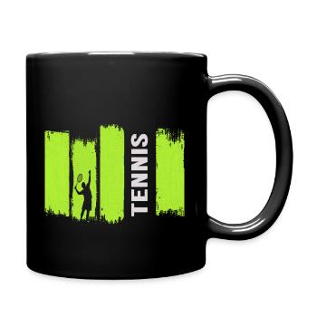 Balle de Tennis Match Balle de Tennis « Tennis-Time » - Mug uni - noir - Droite