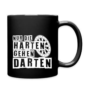 Lustiger Spruch Witzig Humor Geschenkidee - Tasse einfarbig - Schwarz - Rechts