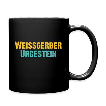 Weißgerber Urgestein - Wiener Bezirks, Ureinwohner - Tasse einfarbig - Schwarz - Rechts