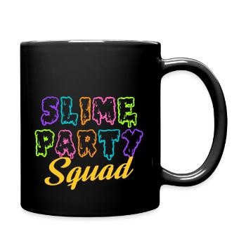 Slime Party Squad - Birthday Slime Lover Party - Tasse einfarbig - Schwarz - Rechts