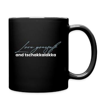 Aimez-vous et tschakkalakka - Mug uni - noir - Droite