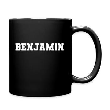 Name - Benjamin - Full Colour Mug - black - Right