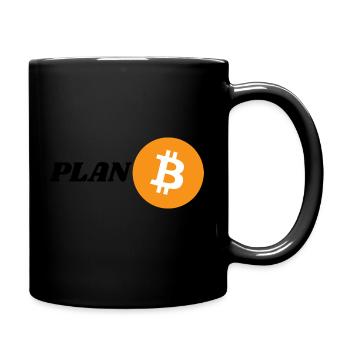 Plan B(itcoin) - Full Colour Mug - black - Right