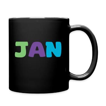 Nom - Jan - Mug uni - noir - Droite