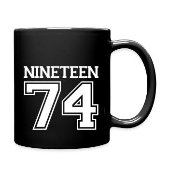 1974 - Tasse einfarbig - Schwarz - Rechts