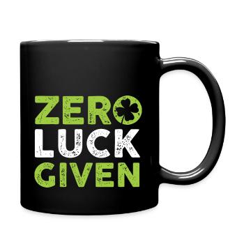 Pas de chance étant donné la Saint-Patrick de Shamrock - Mug uni - noir - Droite