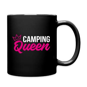Camping Queen - Mug uni - noir - Droite