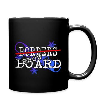 Snowboard Snowboard-Style Ski Lift Fun Park - Mug uni - noir - Droite