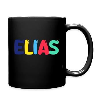 Nom - Elias - Mug uni - noir - Droite