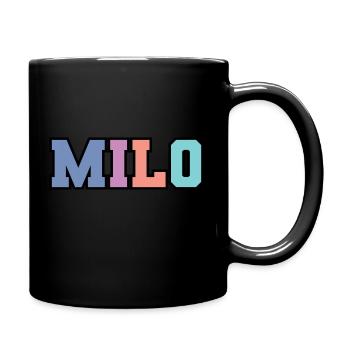 Nom - Milo - Mug uni - noir - Droite
