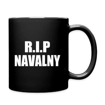 rip alexej nawalny - Tasse einfarbig - Schwarz - Rechts