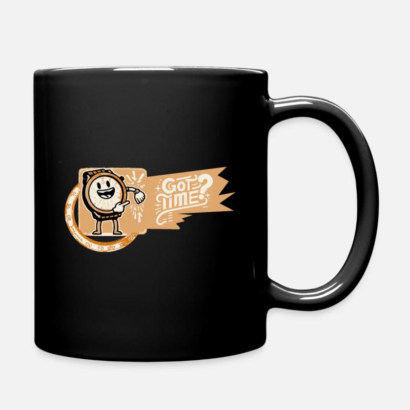 Vous avez le temps ? (Logo orange) - Mug uni - noir