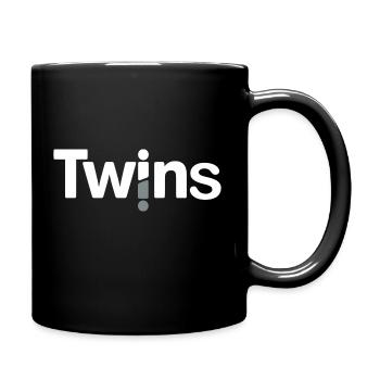 Jumeaux - Mug uni - noir - Droite
