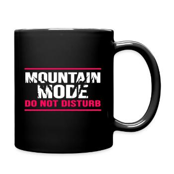 Klettern Bergsport Bouldern Klettersport alpin - Tasse einfarbig - Schwarz - Rechts