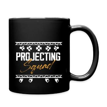 Projecting Squad Theater Educator Drama Teacher - Full Colour Mug - black - Right