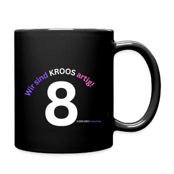 Wir sind Kroosartig - Tasse einfarbig - Schwarz - Rechts