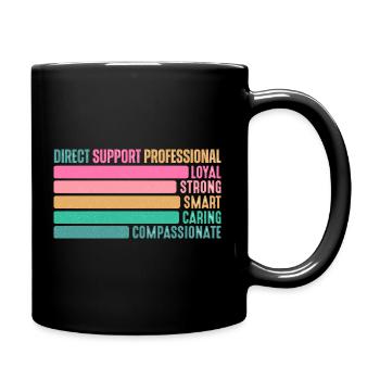 Direct Support Professional - Full Colour Mug - black - Right