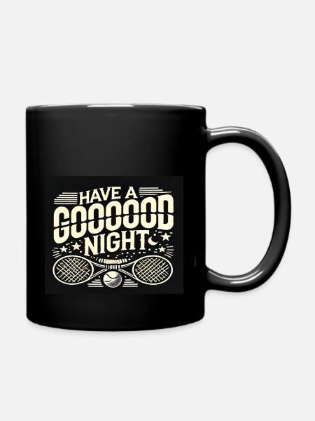 GooooooodNight GOAT - Tasse einfarbig - Schwarz
