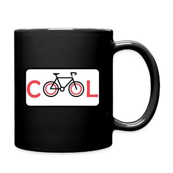 cool bike bike - Full Colour Mug - black - Right