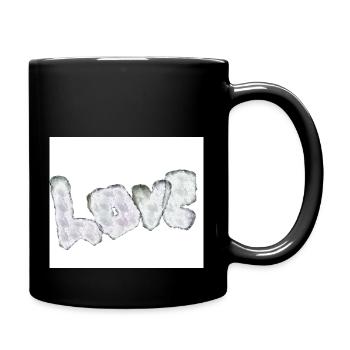 L’amour est tout simplement magique Lettrage de police - Mug uni - noir - Droite