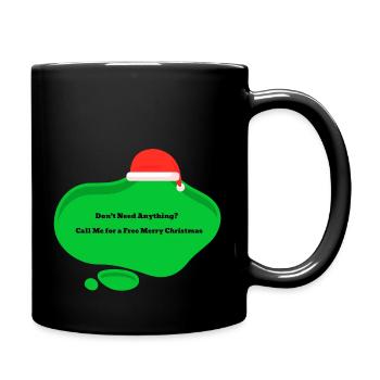 christmas t shirt design - Mug uni - noir - Droite