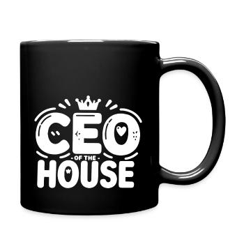 CEO of the House - Full Colour Mug - black - Right