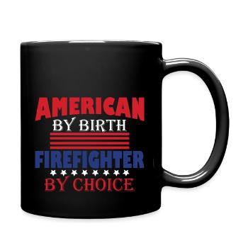 Fire brigade - Full Colour Mug - black - Right