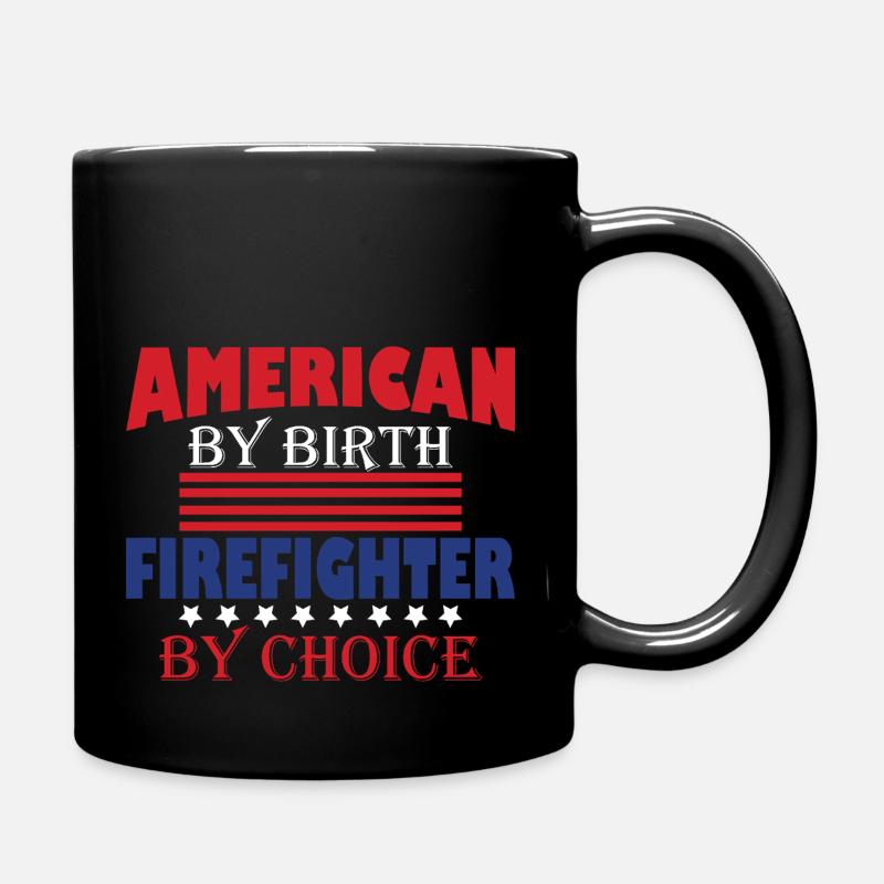 Fire brigade - Full Colour Mug - black