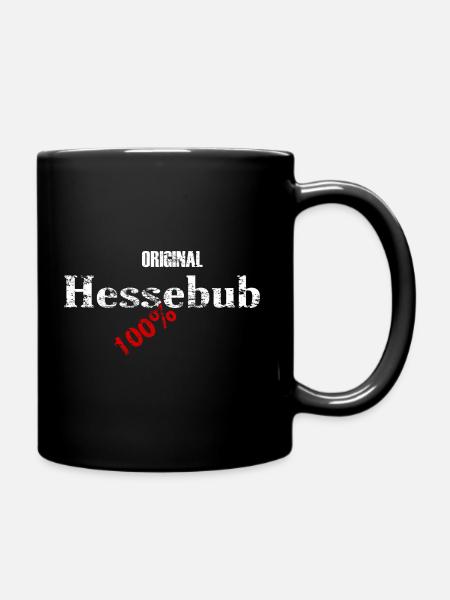 original Hessebub - Tasse einfarbig - Schwarz