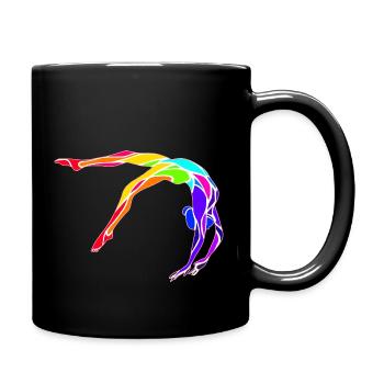 Gymnast - Full Colour Mug - black - Right