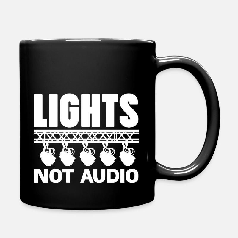 Lumières et non audio Conception de l’équipe de scène - Mug uni - noir