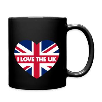 I LOVE THE UK - Full Colour Mug - black - Right