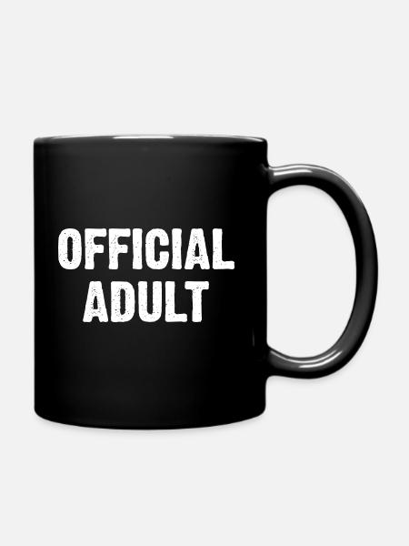Official Adult - Tasse einfarbig - Schwarz