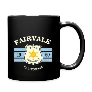 Fairvale Police Dept. – Fictional Badge Design - Full Colour Mug - black - Right