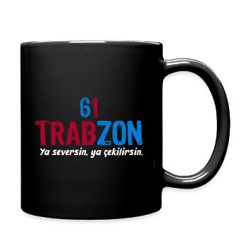 Trabzon Ya seversin ya cekilirsin - Tasse einfarbig - Schwarz - Rechts