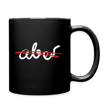 Kein Aber Shirt für Fokus Disziplin und Erfolg - Tasse einfarbig - Schwarz - Rechts